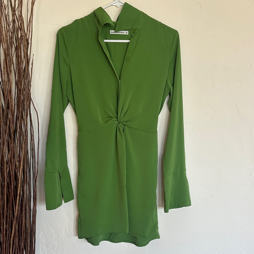 Abercrombie & Fitch Green Mini Dress
